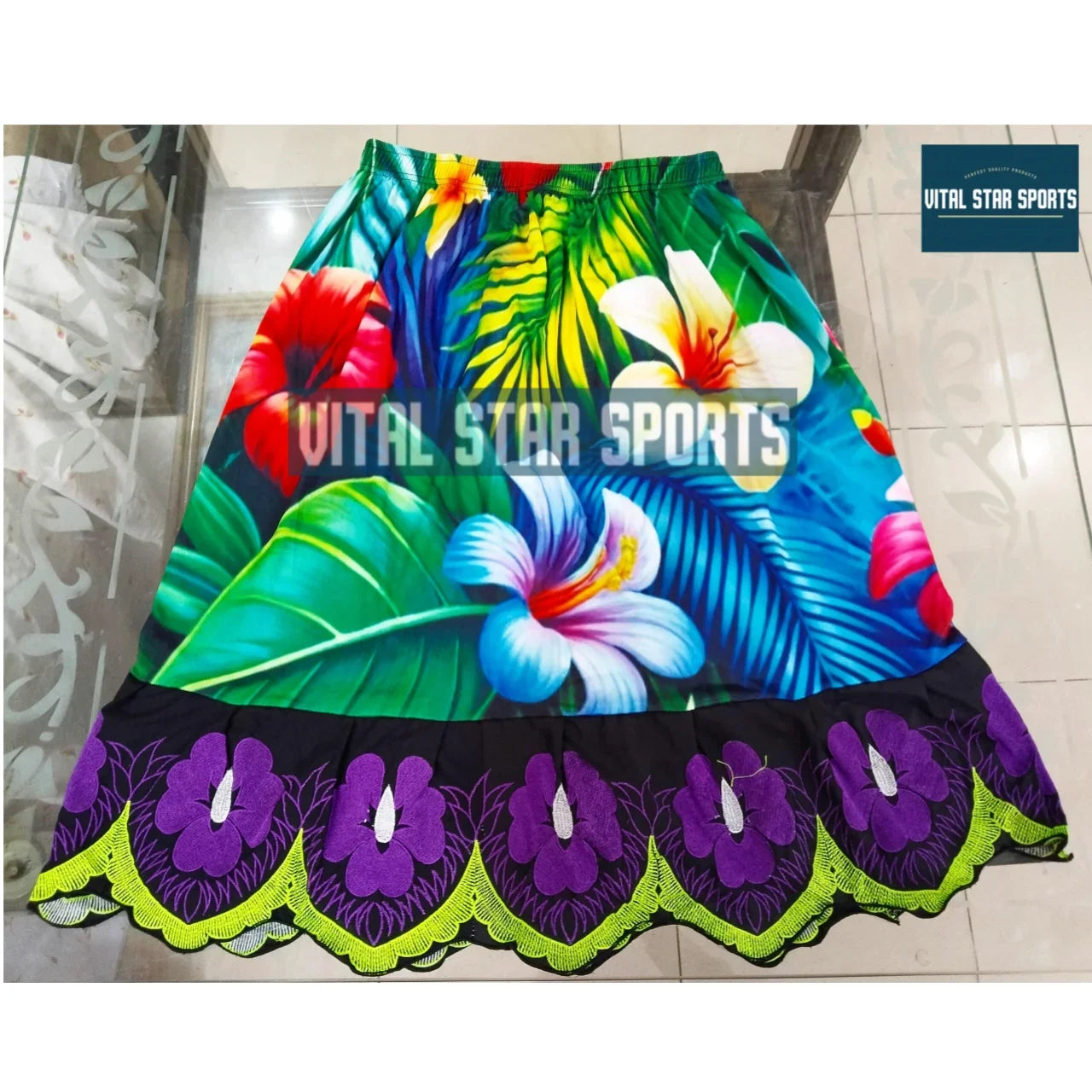 Vital Star Printed Skirt - VITAL STAR SPORTS