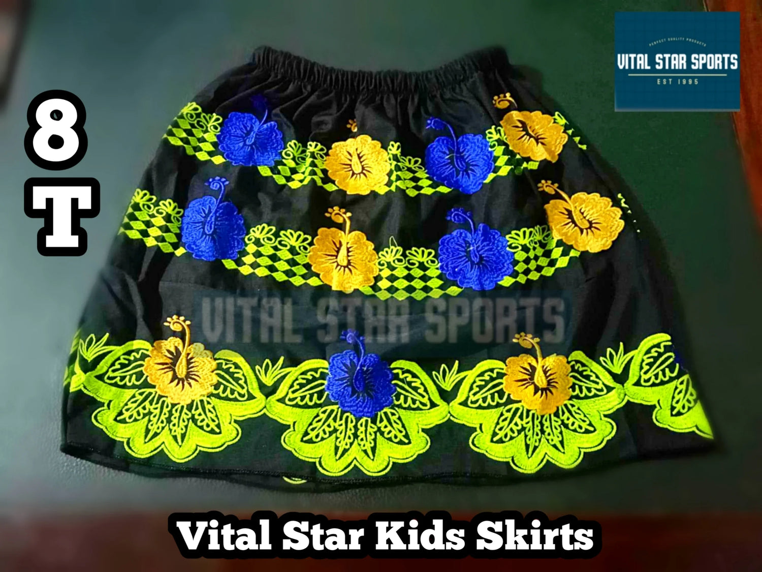 Vital Star Kids Embroidery Skirts - VITAL STAR SPORTS 