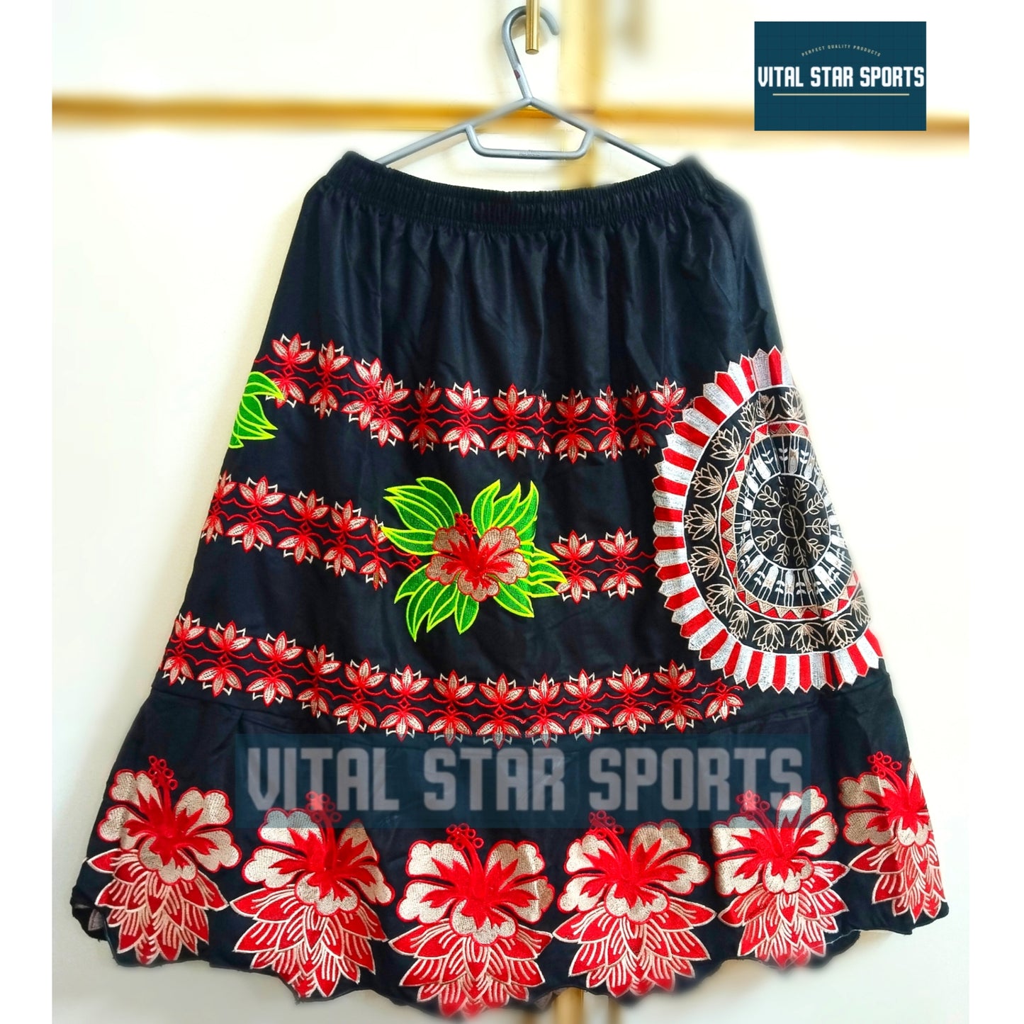 Vital Star Embroidery Skirt