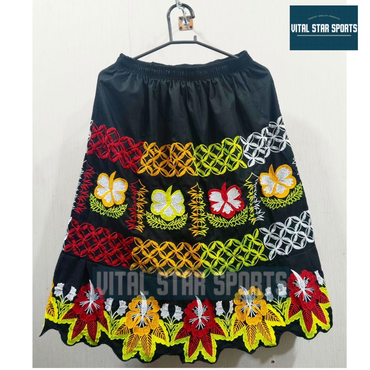 Vital Star Embroidery Skirt