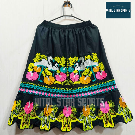 Vital Star Embroidery Skirt