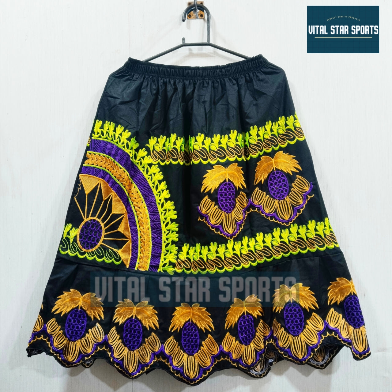 Vital Star Embroidery Skirt