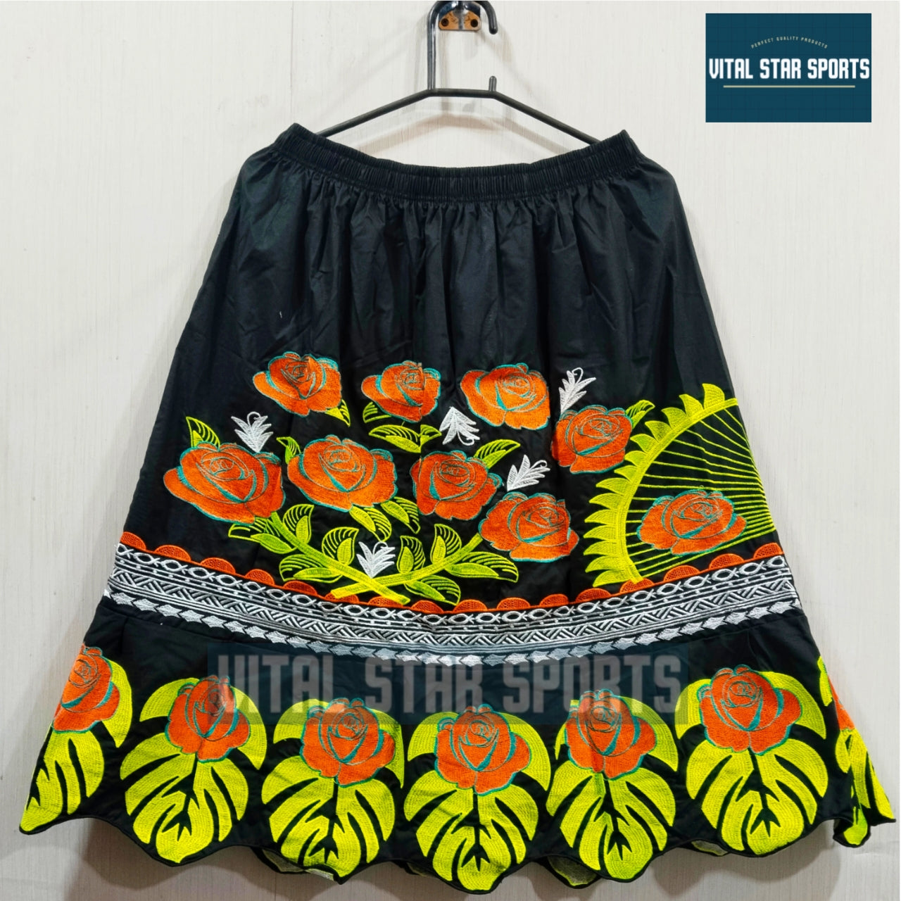 Vital Star Embroidery Skirt