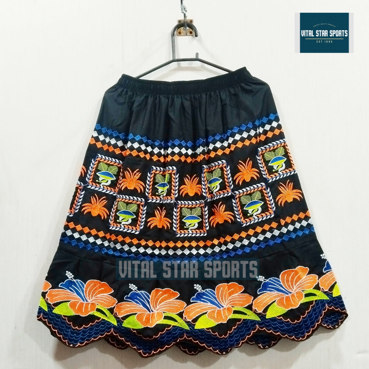 Vital Star Embroidery Skirt