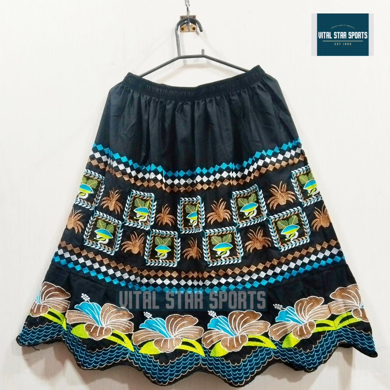 Vital Star Embroidery Skirt