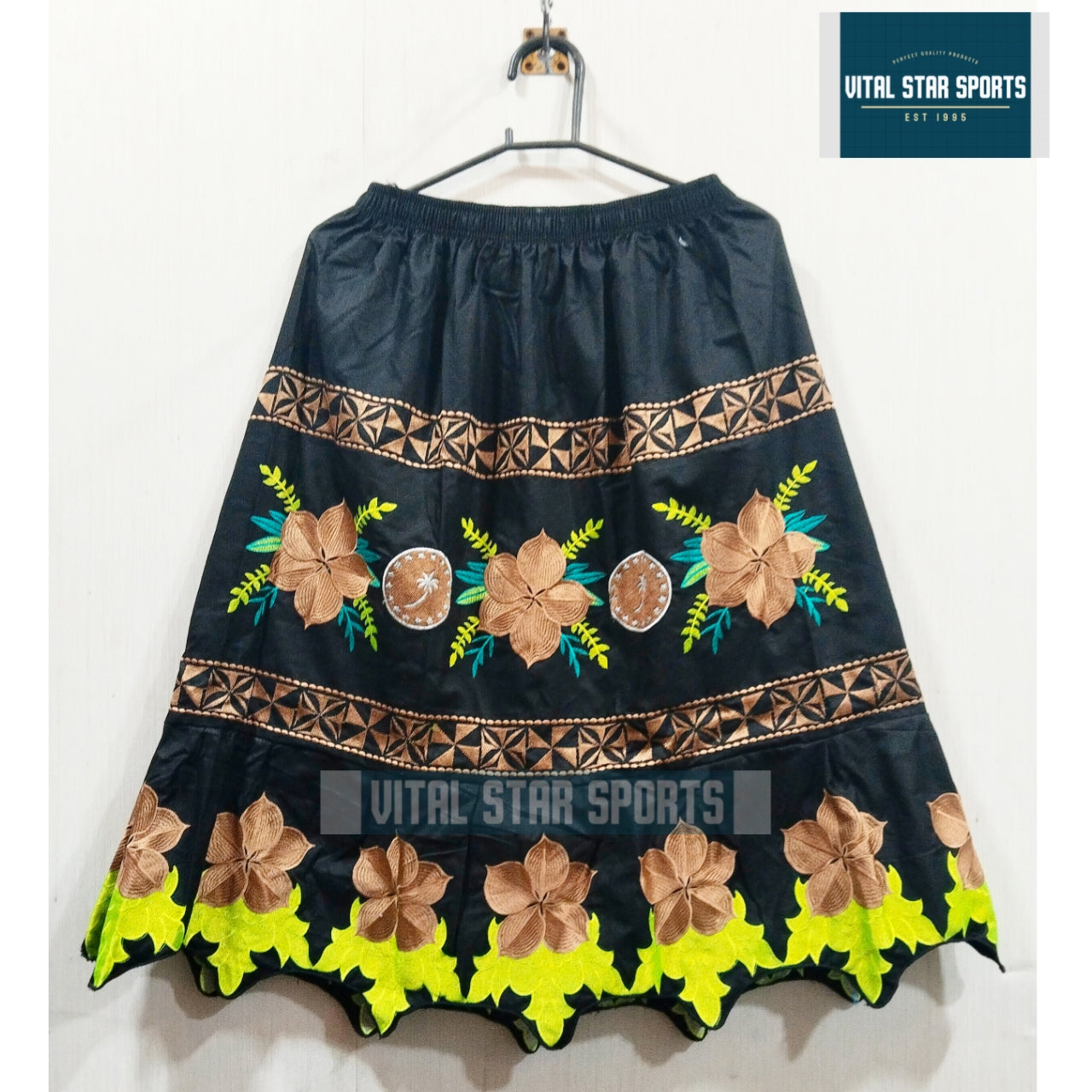 Vital Star Embroidery Skirt