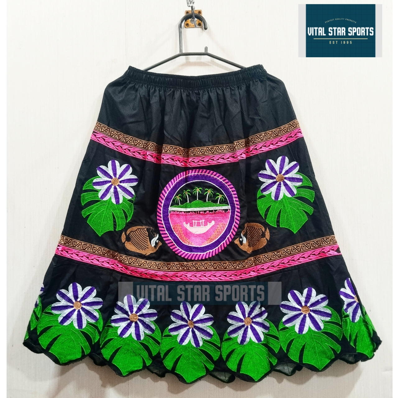 Vital Star Embroidery Skirt
