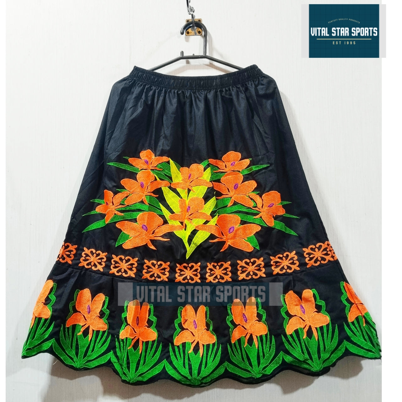 Vital Star Embroidery Skirt