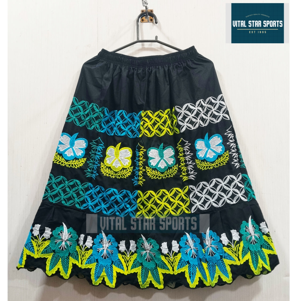 Vital Star Embroidery Skirt