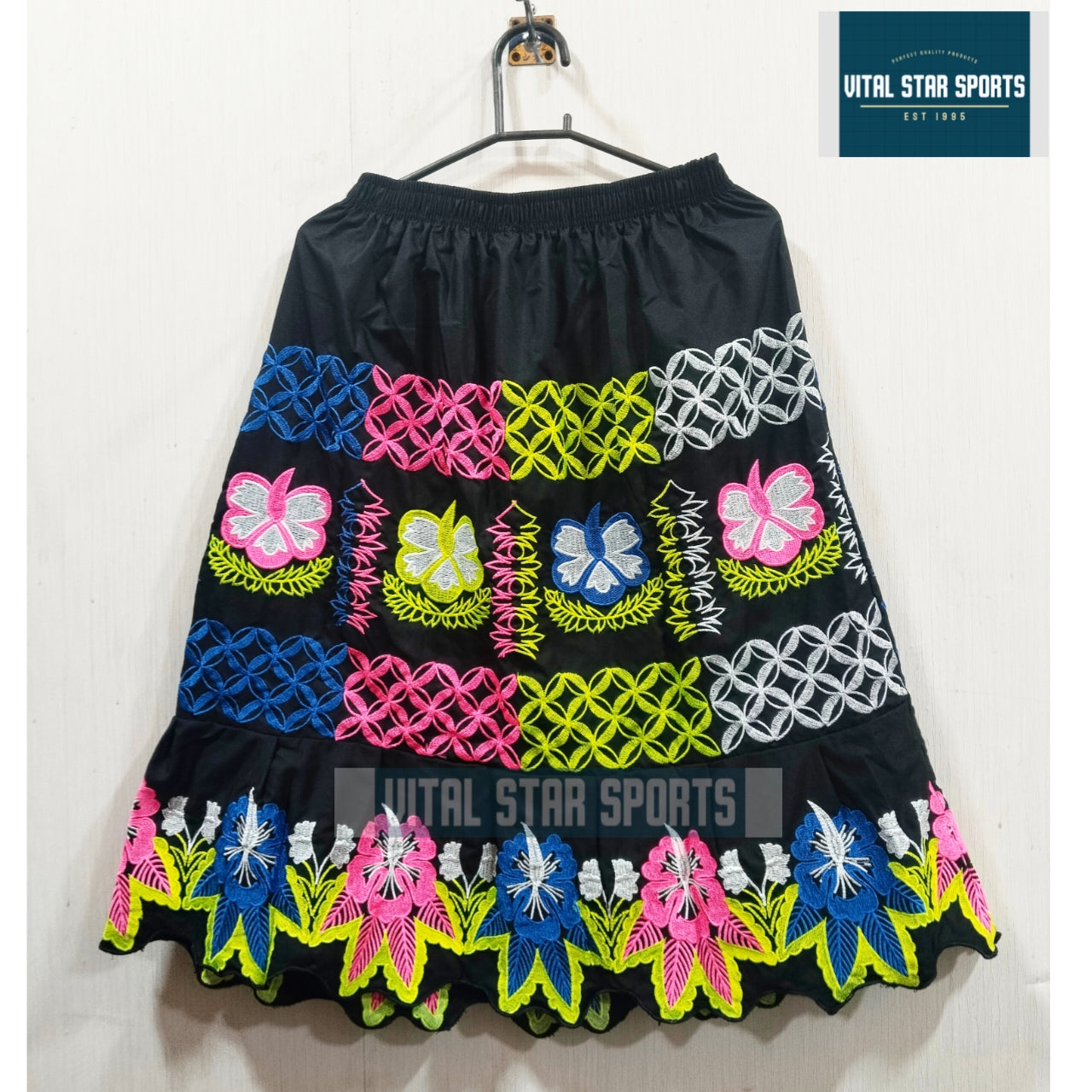 Vital Star Embroidery Skirt